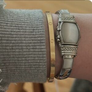 RARE vintage peekabo mother of pearl watch